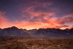 Alabama hills Sunset