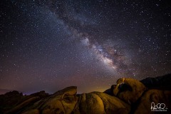 Light Painting Mobius Arch and Milky Way
