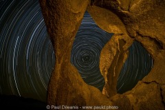 Cyclops Arch Star Trail
