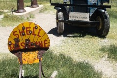 Abandoned Dodge Truck and Gas Pumps