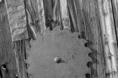 Bodie Sawmill Detail B&W