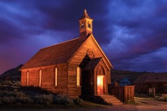 Bodie Church at Dusk