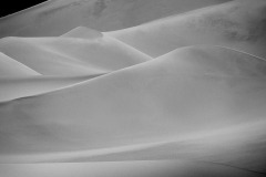 B&W Dunes at Sunrise