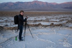 Salt Polygons at Dawn