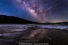 ISS Over Death Valley