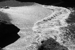 Wave and Beach B+W