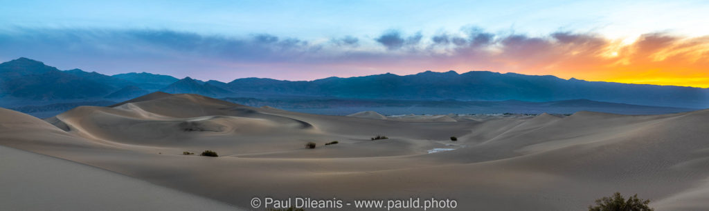 sunrise, sand dunes, desert