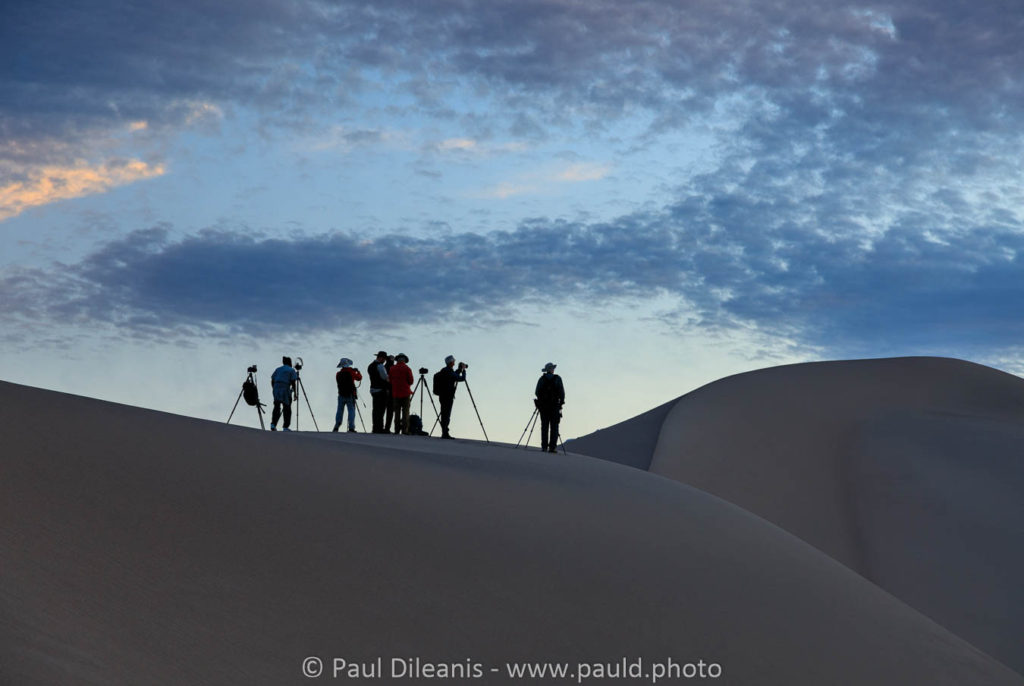sunrise, photographers, sand dunes