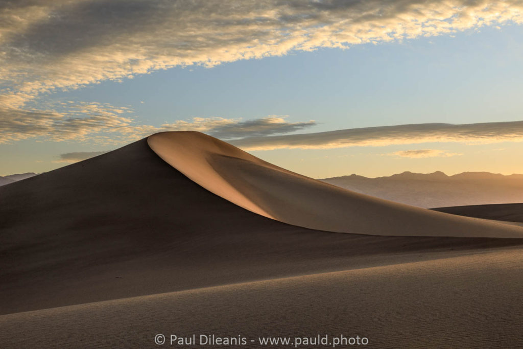 sunrise, sand dunes, desert, death valley